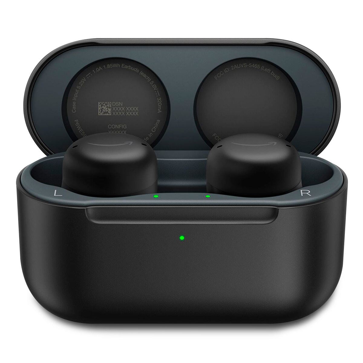 Audífonos Amazon Echo Buds 2da Generacion color Negro Carga Inalámbrica