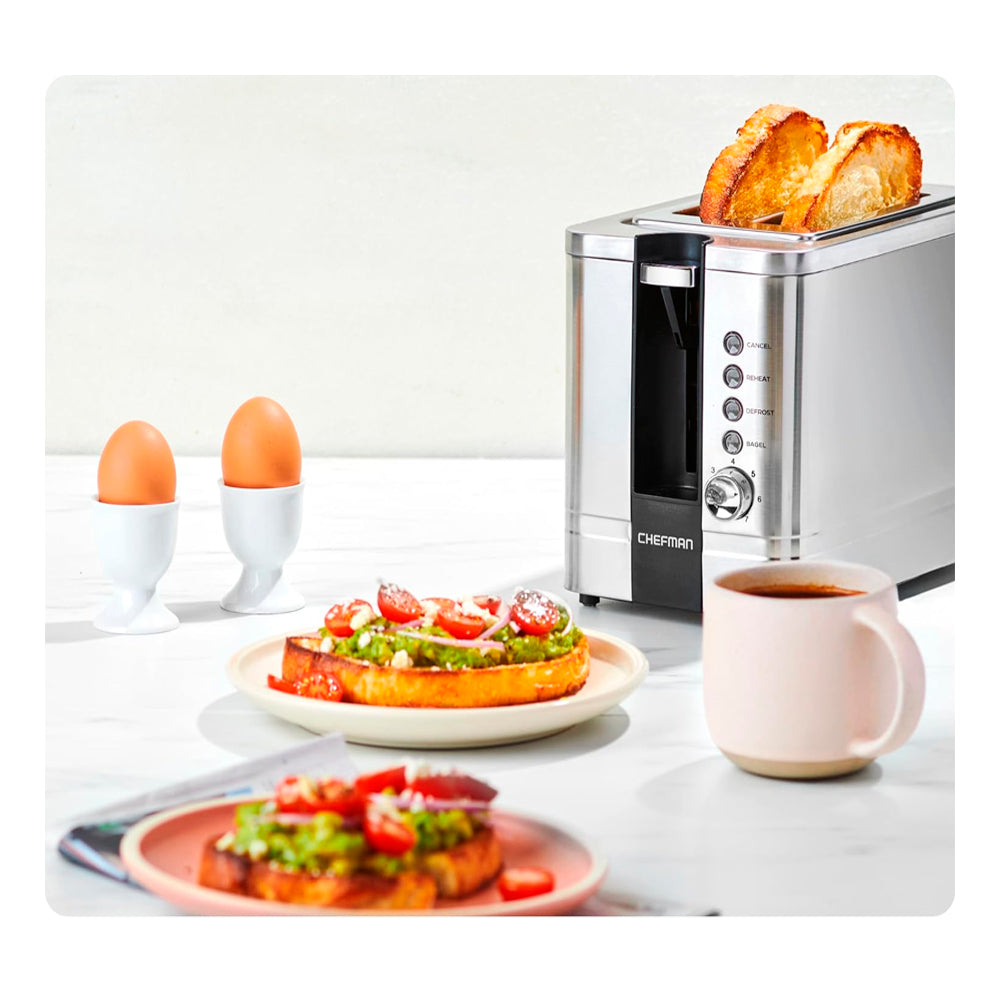 Tostador Chefman XL de Acero Inoxidable