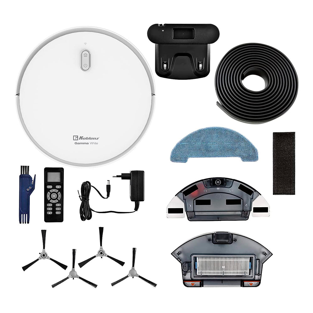 Robot Aspiradora y Trapeador Koblenz Gamma White 3 Niveles