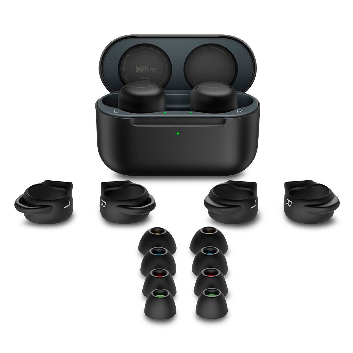 Audífonos Amazon Echo Buds 2da Generacion color Negro Carga Inalámbrica