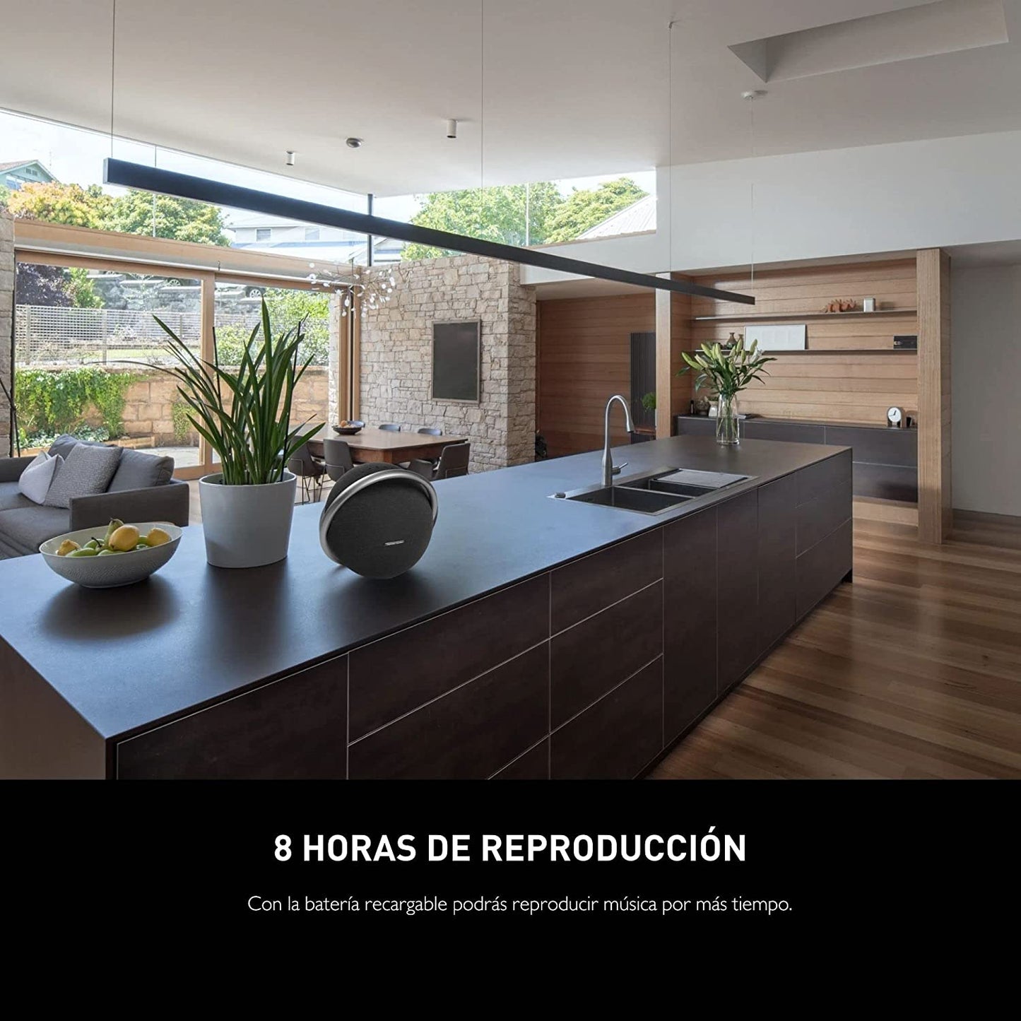 Bocina Portatil Harman Kardon Onyx Studio 7 Hkos7blkam color Negro