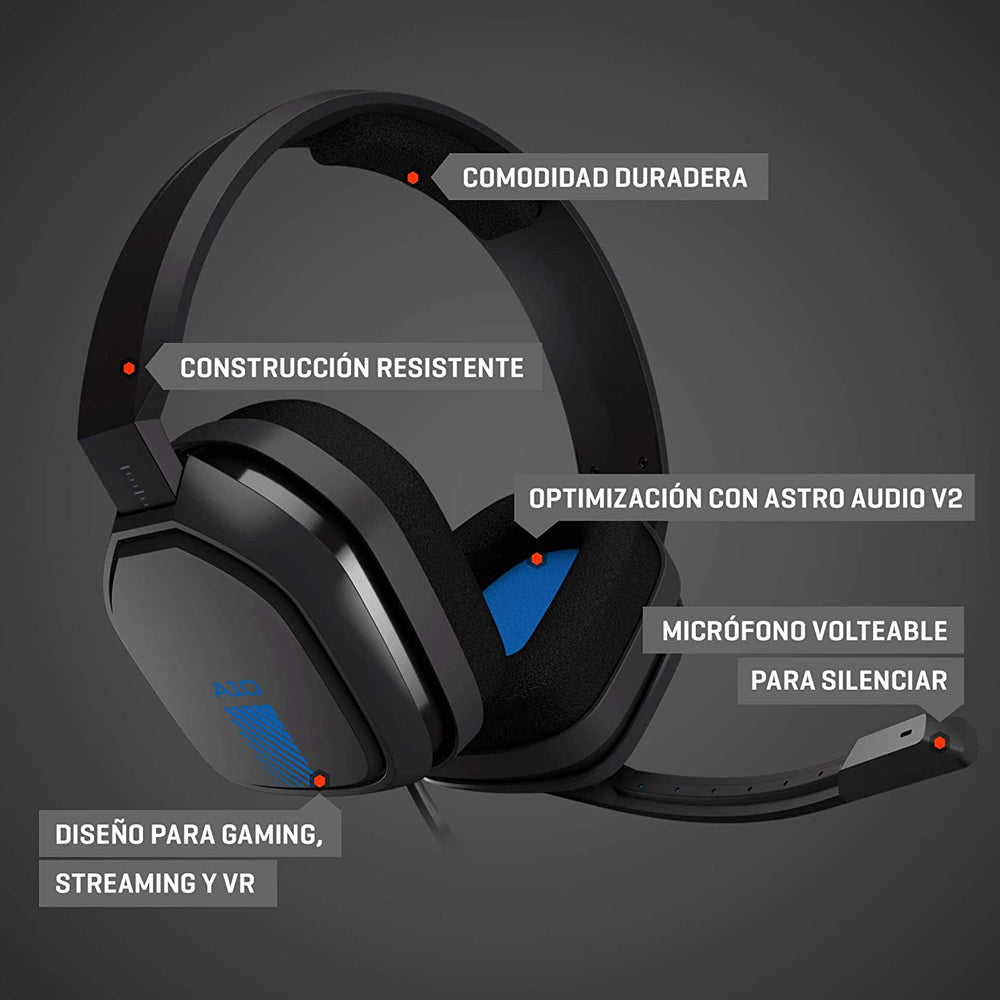Audífonos Astro A10 Playstation color Negro