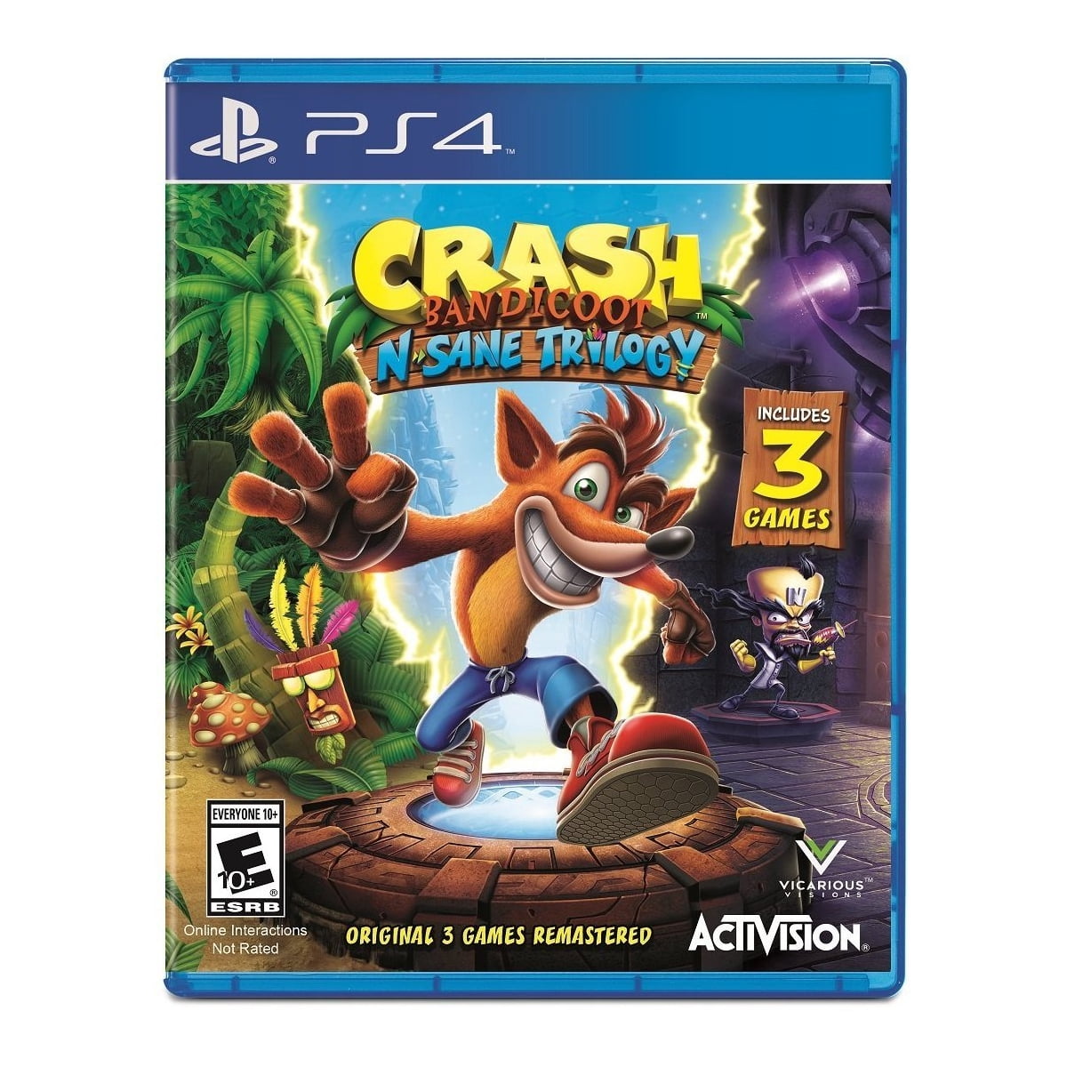 VIDEOJUEGO CRASH BANDICOOT N. SANE TRILOGY PS4