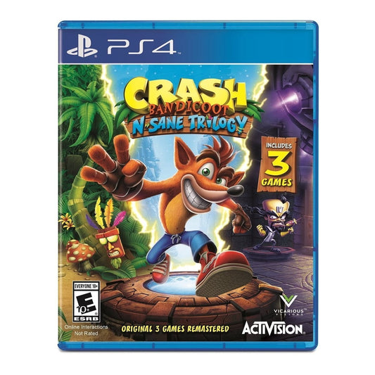 VIDEOJUEGO CRASH BANDICOOT N. SANE TRILOGY PS4