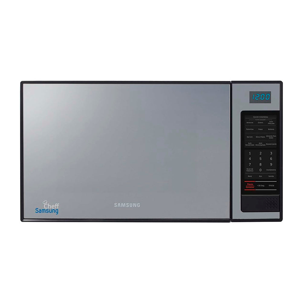 Microondas Samsung 1.1 Pies Espejo Negro Ame0114mb/xax