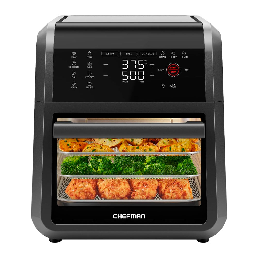 Freidora De Aire Horno Chefman 6 En 1 De 11 Lts