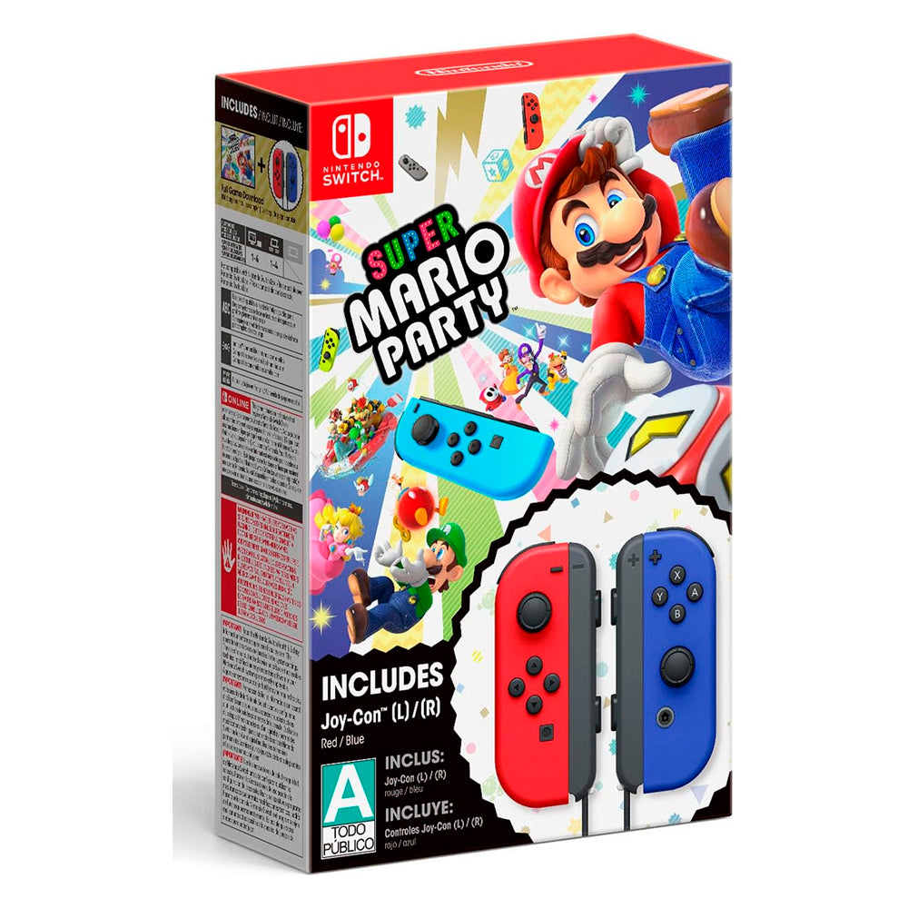 Super Mario Party + Red & Blue Joy-con Pack