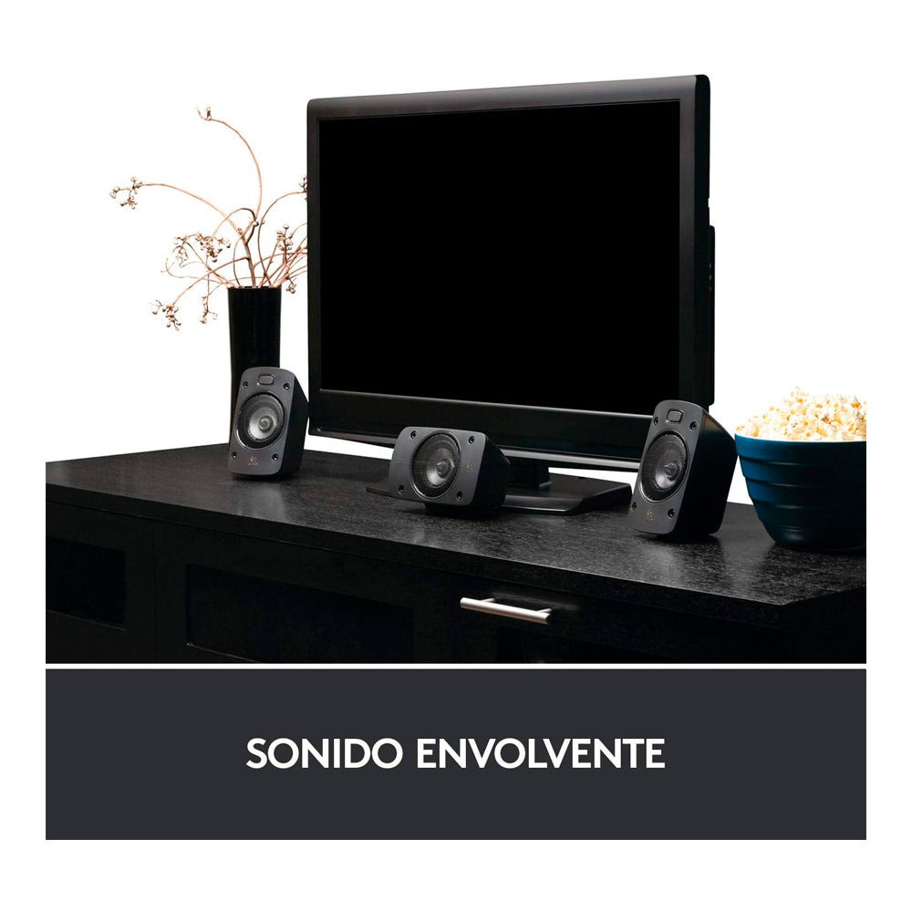 Bocinas Logitech Z906 980-000474 5.1 color Negro