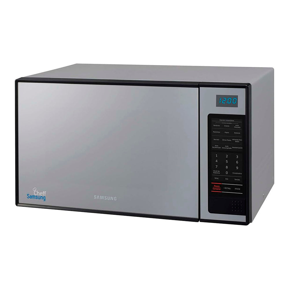 Microondas Samsung 1.1 Pies Espejo Negro Ame0114mb/xax