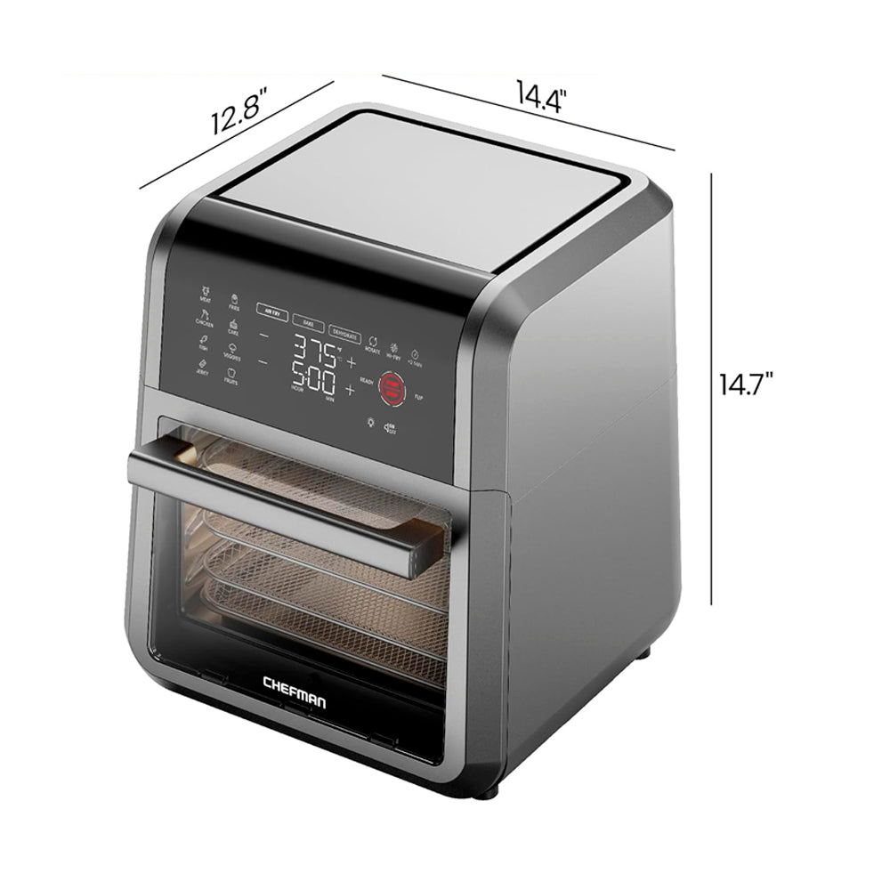 Freidora De Aire Horno Chefman 6 En 1 De 11 Lts