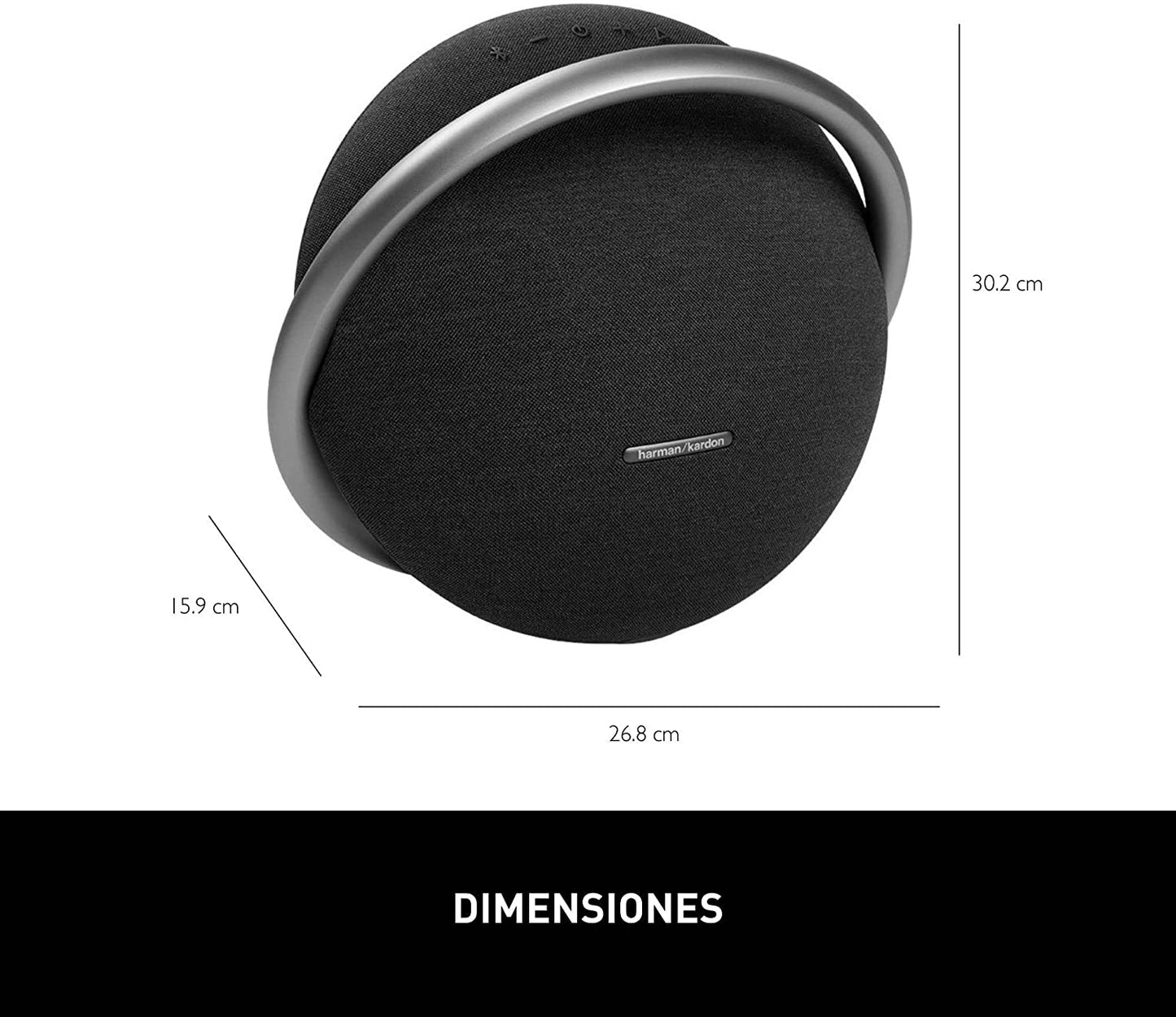 Bocina Portatil Harman Kardon Onyx Studio 7 Hkos7blkam color Negro