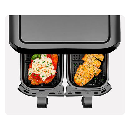 Freidora de Aire Chefman  Control Táctil Doble Cesta 3 Qts