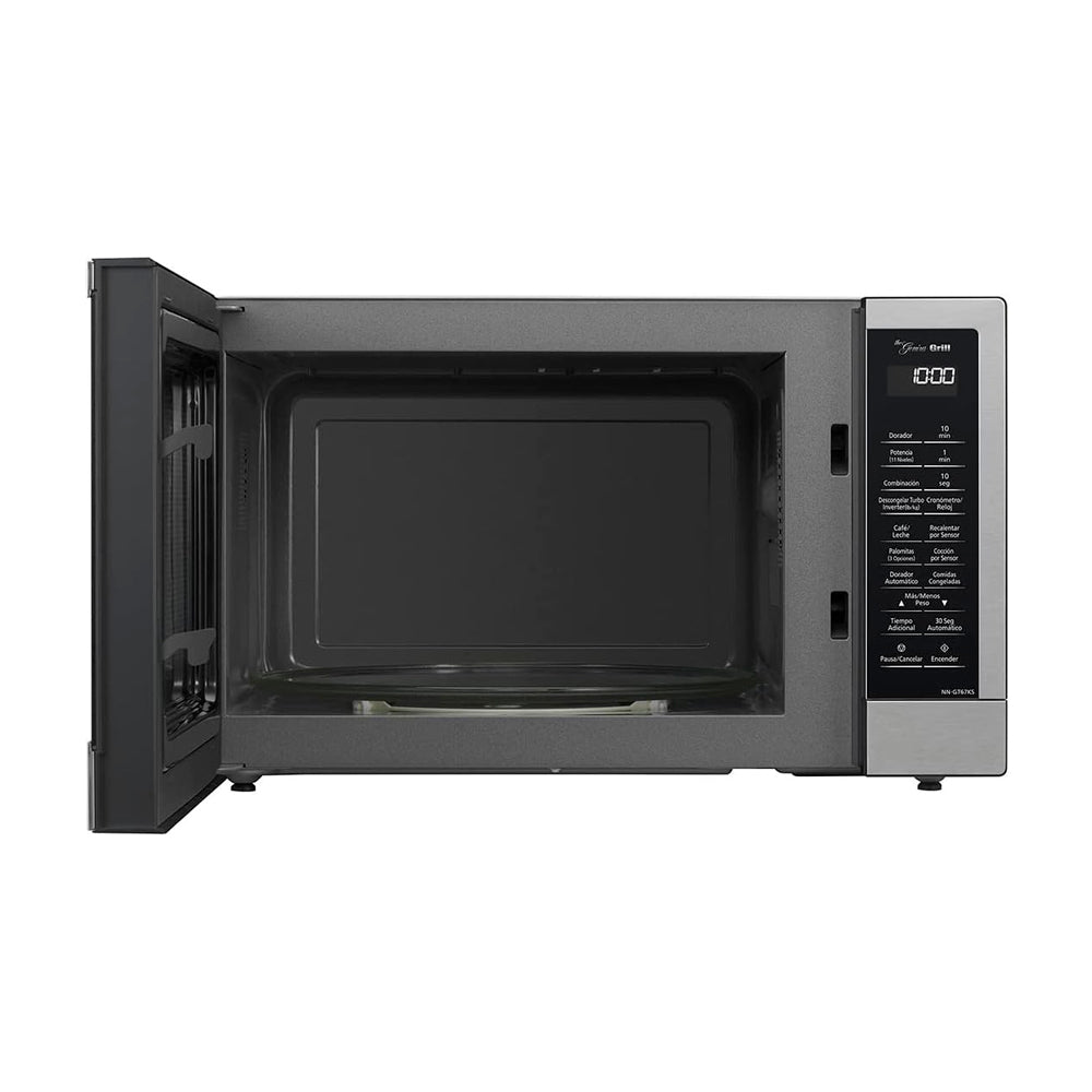 Horno de Microondas Panasonic Nn-gt67ksrph 1.1 Pies Plateado