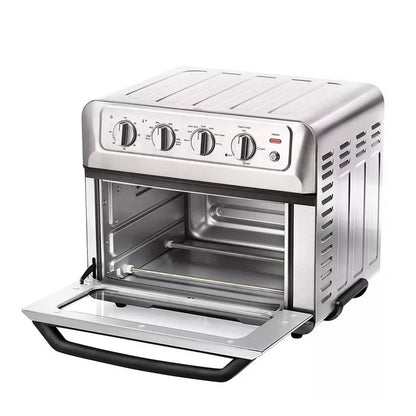 Horno Freidora de Aire Chefman de 20 Litros Fríe Sin Aceite 7 en 1 Interior Antiadherente Acero Inoxidable