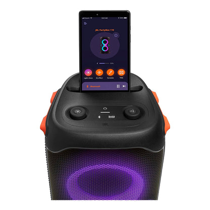 Bocina JBL Partybox 110 Portátil con Bluetooth Negra