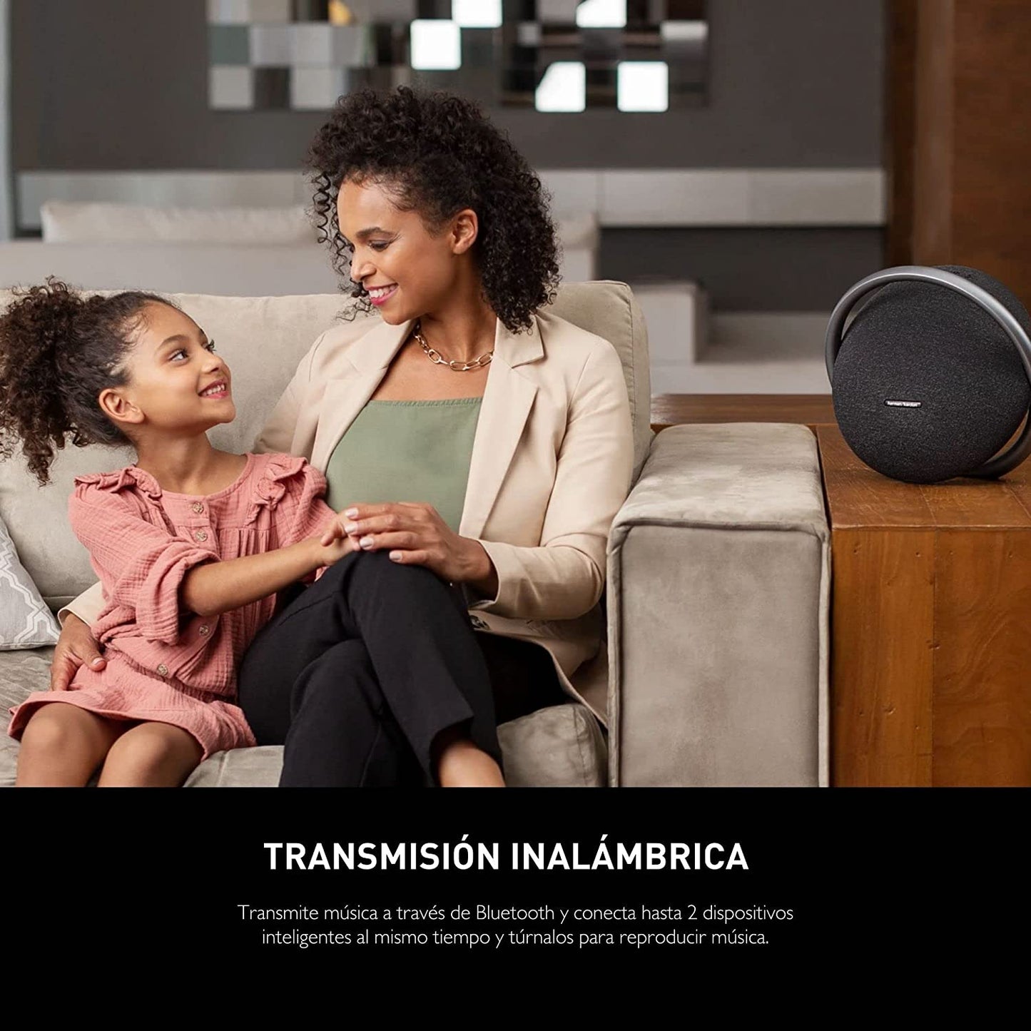 Bocina Portatil Harman Kardon Onyx Studio 7 Hkos7blkam color Negro
