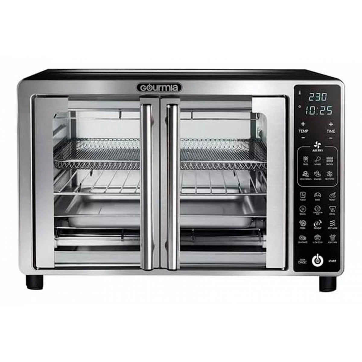 Horno Freidora De Aire Gourmia 24 Litros Acero Inoxidable - imagen 4