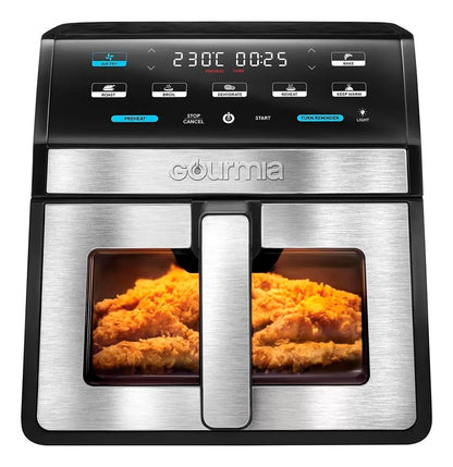 Gourmia Air Fryer 7.5l, Ventana Y Luz Interna Gaf858