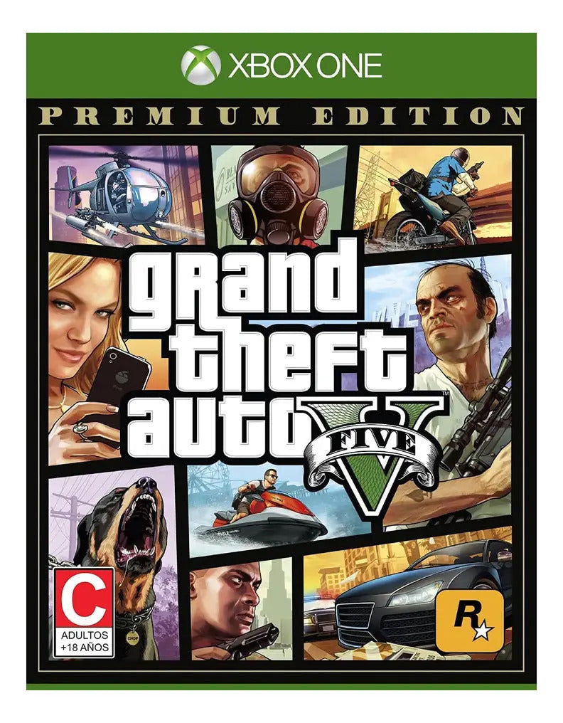 VIDEOJUEGO GTA V PREMIUM EDITION XBOX