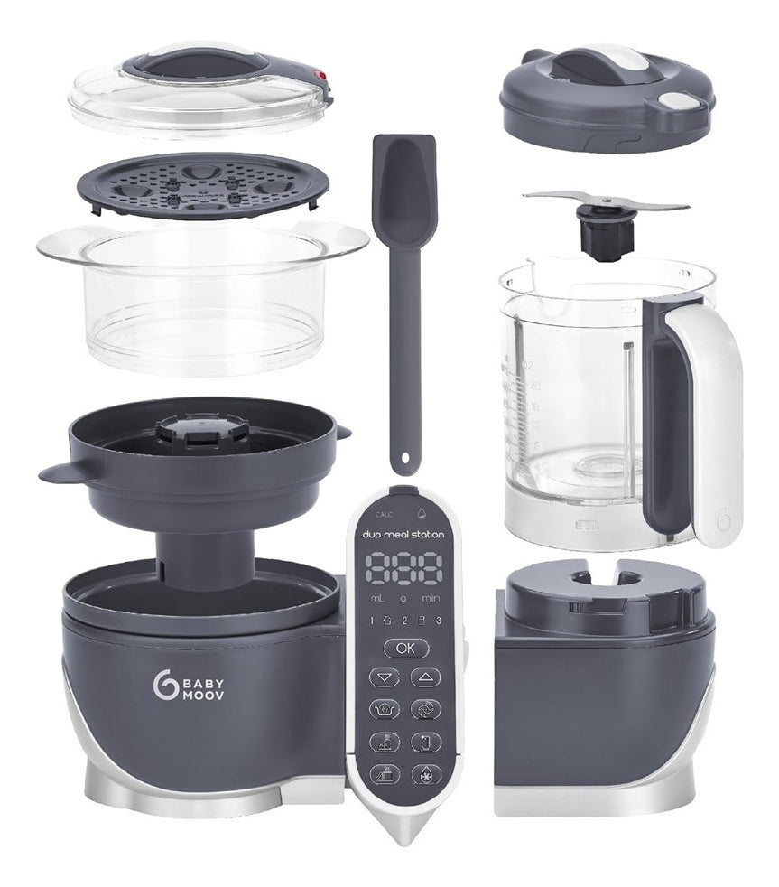 Babymoov Duo Meal 6 En 1 Procesador De Alimentos Gris - imagen 3