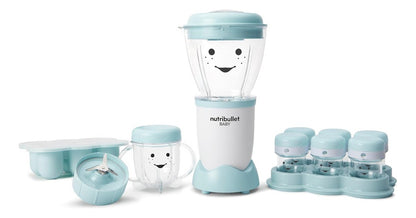 LICUADORA NUTRIBULLET BABY BULLET 16 ACCESORIOS BLANCA AZUL