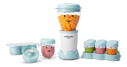 LICUADORA NUTRIBULLET BABY BULLET 16 ACCESORIOS BLANCA AZUL