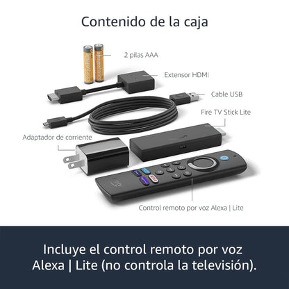 Fire Tv Stick Amazon Lite De Voz Full Hd