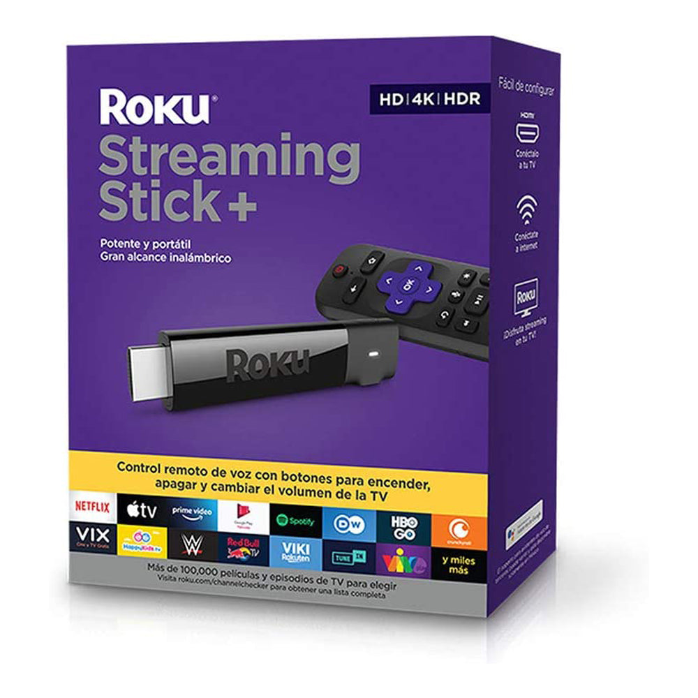 Roku Streaming Stick + Dispositivo Hd/ 4k/hdr De Largo Alcance Con Control Remoto