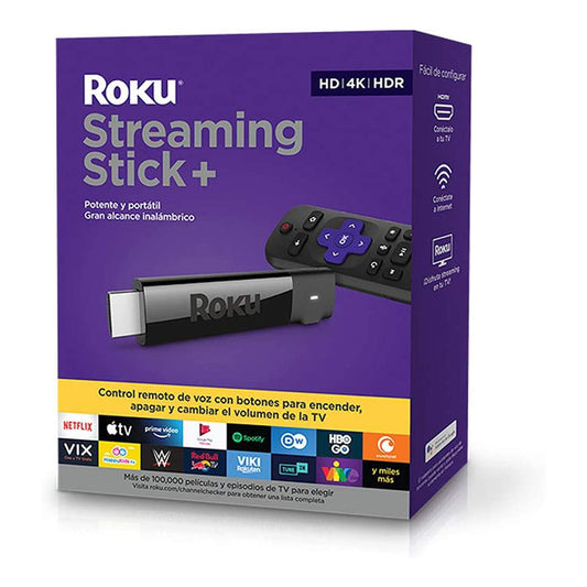 Roku Streaming Stick + Dispositivo Hd/ 4k/hdr De Largo Alcance Con Control Remoto
